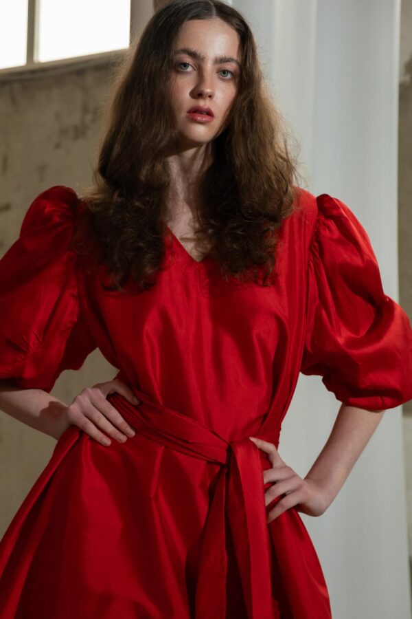 Scarlet belted dress - Image 2